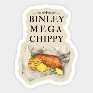 Binley Mega Chippy Sticker